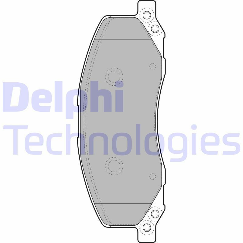 DELPHI LP2082 Bremsbeläge Vorne für
