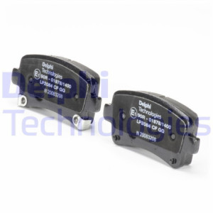 DELPHI LP2084 Pastillas de freno Trasero para