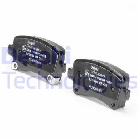 DELPHI LP2084 Plaquettes de frein Arrière pour