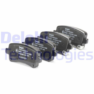 DELPHI LP2084 Pastillas de freno Trasero para