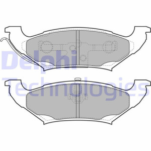 DELPHI LP2085 Pastiglie freno Posteriore per