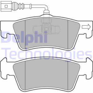 DELPHI LP2086 Klocki hamulcowe Tył dla