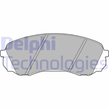 DELPHI LP2094 Brzdové platničky Predné pre