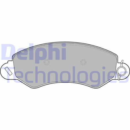 DELPHI LP2096 Bremsbeläge Vorne für