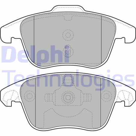 DELPHI LP2100 Brzdové platničky Predné pre