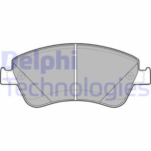 DELPHI LP2102 Pastillas de freno Delantero para