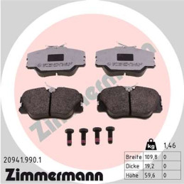 ZIMMERMANN 20941.990.1 Brake Pads