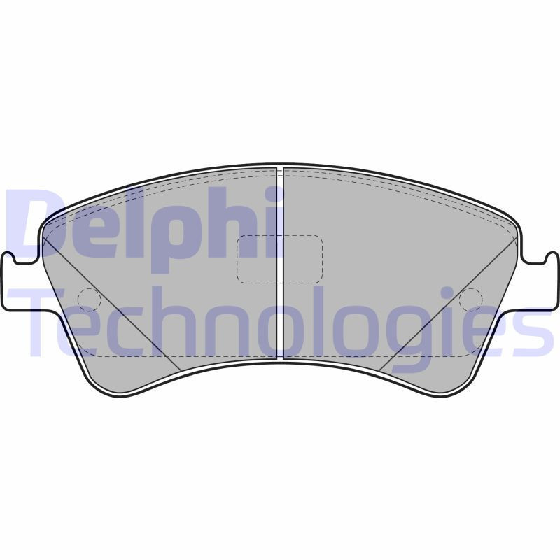 DELPHI LP2104 Pastiglie freno Anteriore per