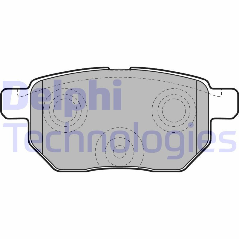DELPHI LP2105 Brzdové platničky