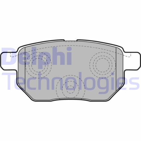 DELPHI LP2105 Plaquettes de frein
