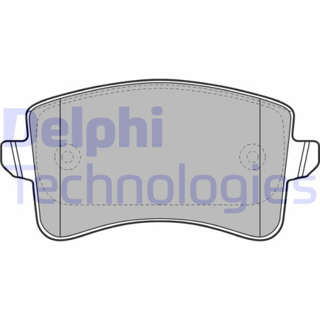 DELPHI LP2106 Brzdové platničky Zadné pre