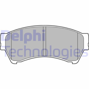 DELPHI LP2111 Brzdové platničky Predné pre