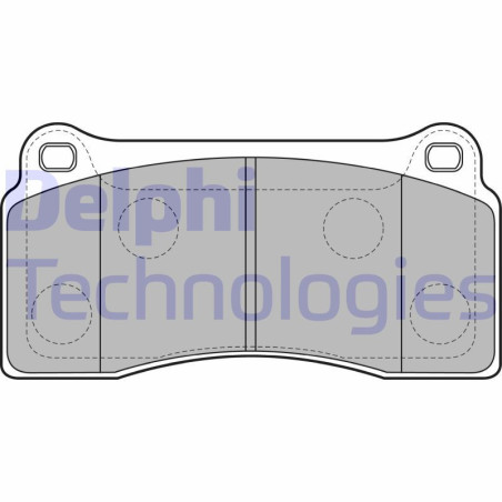 DELPHI LP2113 Brzdové platničky Predné pre