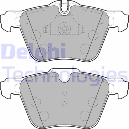 DELPHI LP2114 Plaquettes de frein Avant pour Jaguar XF XJ XK