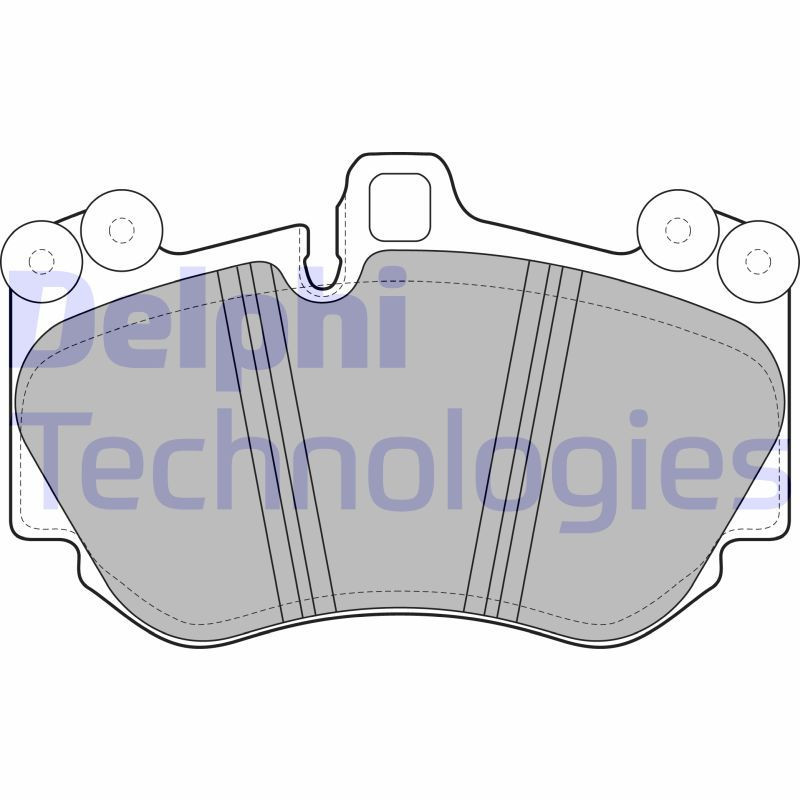 DELPHI LP2116 Plaquettes de frein Avant pour