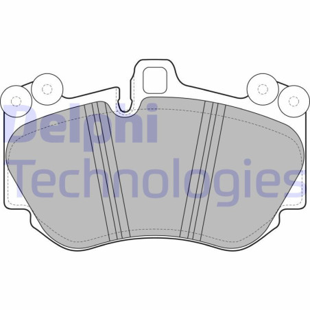 DELPHI LP2116 Brake Pads Set Front for