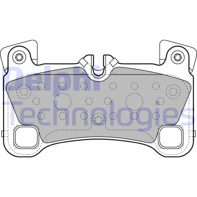 DELPHI LP2118 Brake Pads Set Rear for