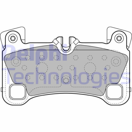 DELPHI LP2118 Pastiglie freno Posteriore per