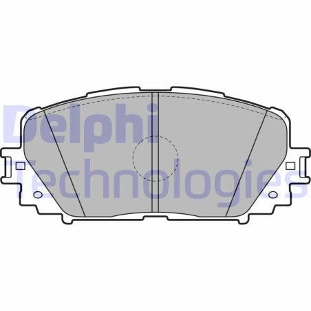 DELPHI LP2123 Pastiglie freno Anteriore per