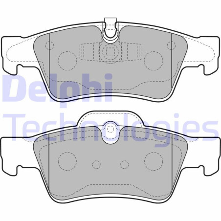 DELPHI LP2124 Brake Pads Set Rear for