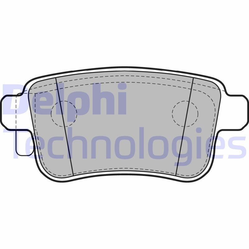 DELPHI LP2126 Brzdové platničky