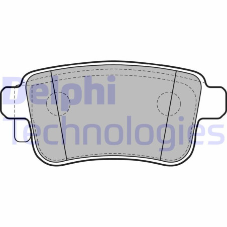 DELPHI LP2126 Pastiglie freno