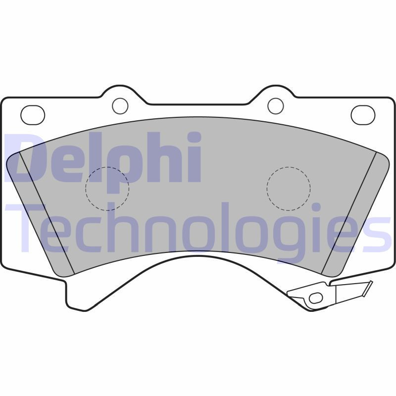 DELPHI LP2134 Brake Pads Set Front for