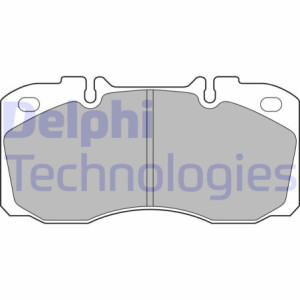 DELPHI LP2138 Brzdové platničky Predné pre
