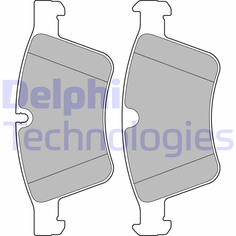 DELPHI LP2139 Brake Pads Set Front for