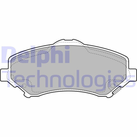 DELPHI LP2143 Pastiglie freno Anteriore per
