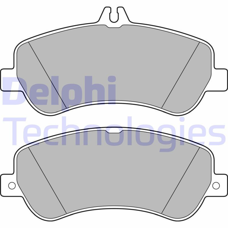 DELPHI LP2146 Pastiglie freno Anteriore per