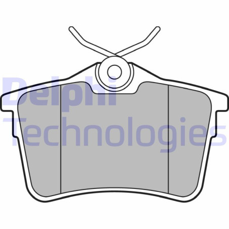 DELPHI LP2147 Pastiglie freno Posteriore per