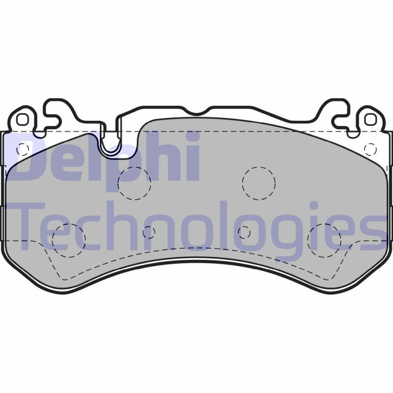 DELPHI LP2149 Brzdové platničky Predné pre