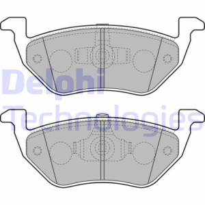 DELPHI LP2158 Pastiglie freno Posteriore per