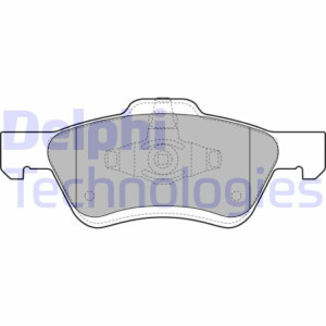 DELPHI LP2161 Brzdové platničky Predné pre