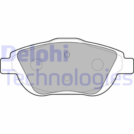 DELPHI LP2164 Brake Pads Set Front for