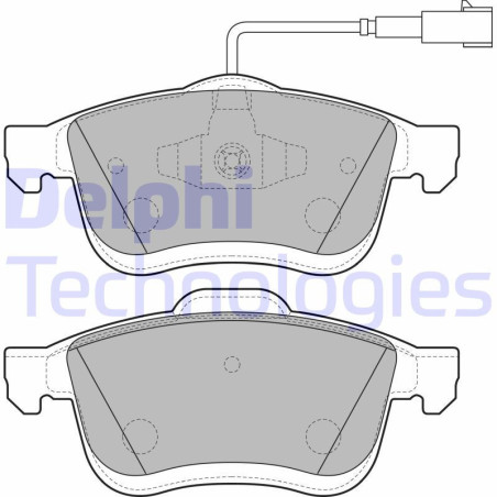 DELPHI LP2168 Brake Pads Set Front for