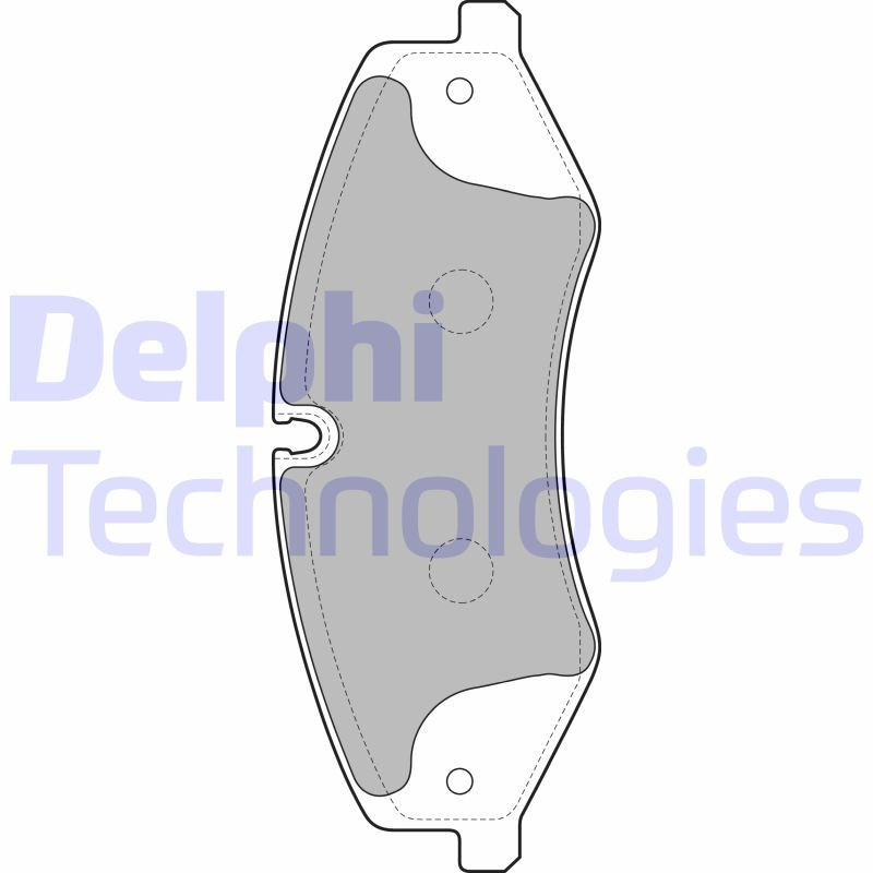 DELPHI LP2176 Plaquettes de frein Avant pour