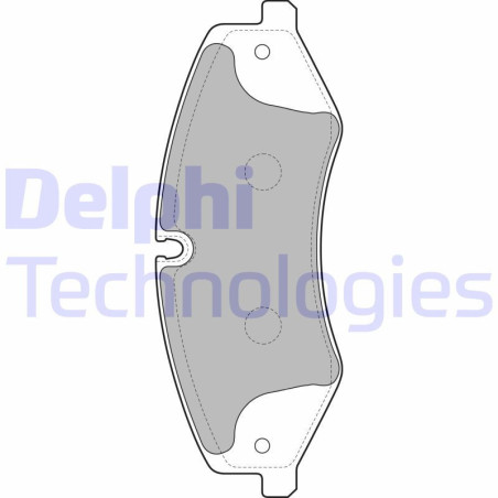 DELPHI LP2176 Pastiglie freno Anteriore per