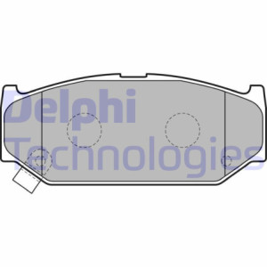 DELPHI LP2182 Brzdové platničky Predné pre