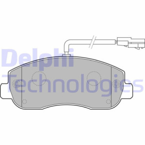 DELPHI LP2190 Pastiglie freno Anteriore per