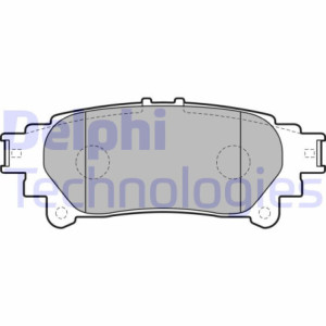 DELPHI LP2196 Pastiglie freno Posteriore per