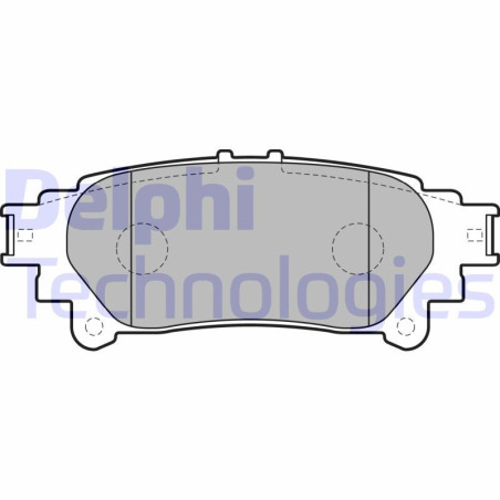 DELPHI LP2196 Brake Pads Set Rear for