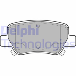 DELPHI LP2206 Pastillas de freno Trasero para