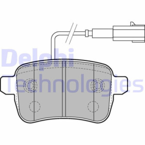 DELPHI LP2222 Pastiglie freno Posteriore per