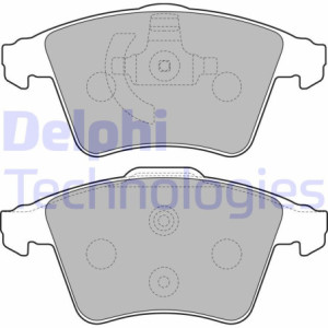 DELPHI LP2224 Brzdové platničky Predné pre