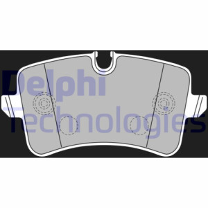 DELPHI LP2226 Pastillas de freno Trasero para