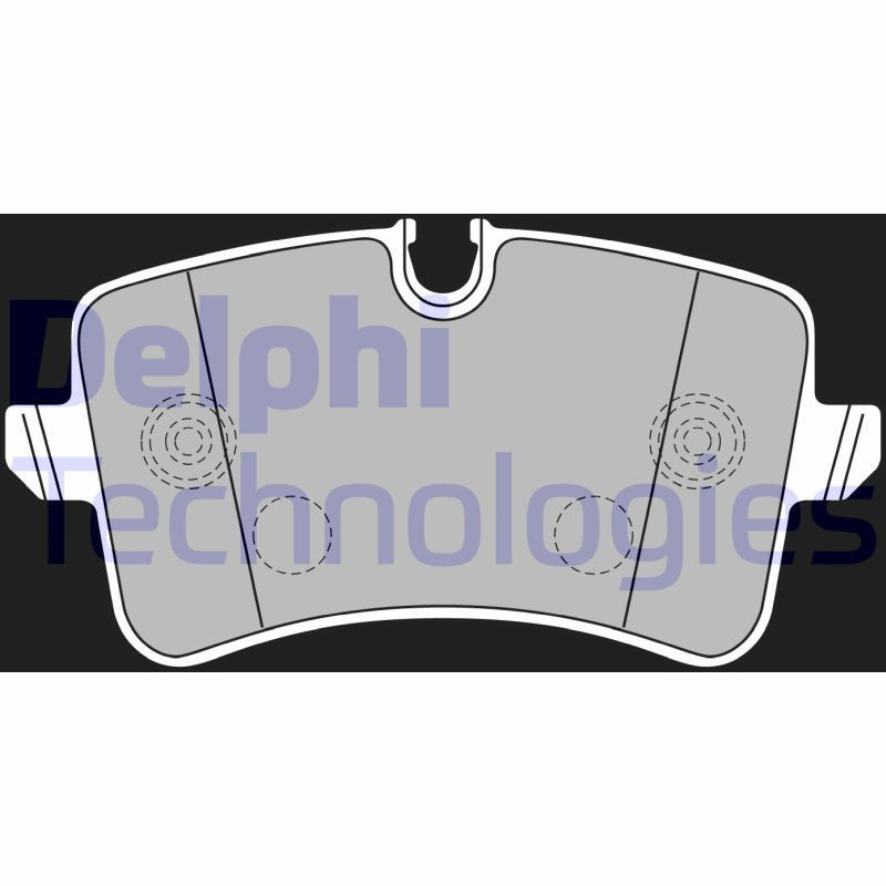 DELPHI LP2226 Brzdové destičky Zadní pro