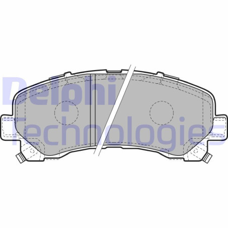 DELPHI LP2229 Plaquettes de frein Avant pour