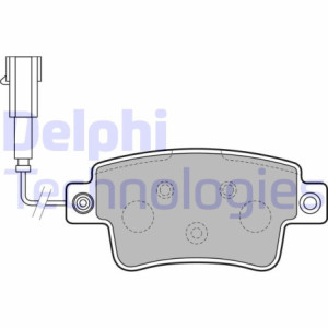 DELPHI LP2231 Pastiglie freno Posteriore per